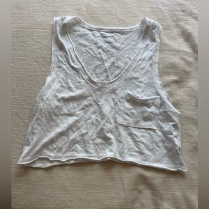 Aerie Distressed Tank Top